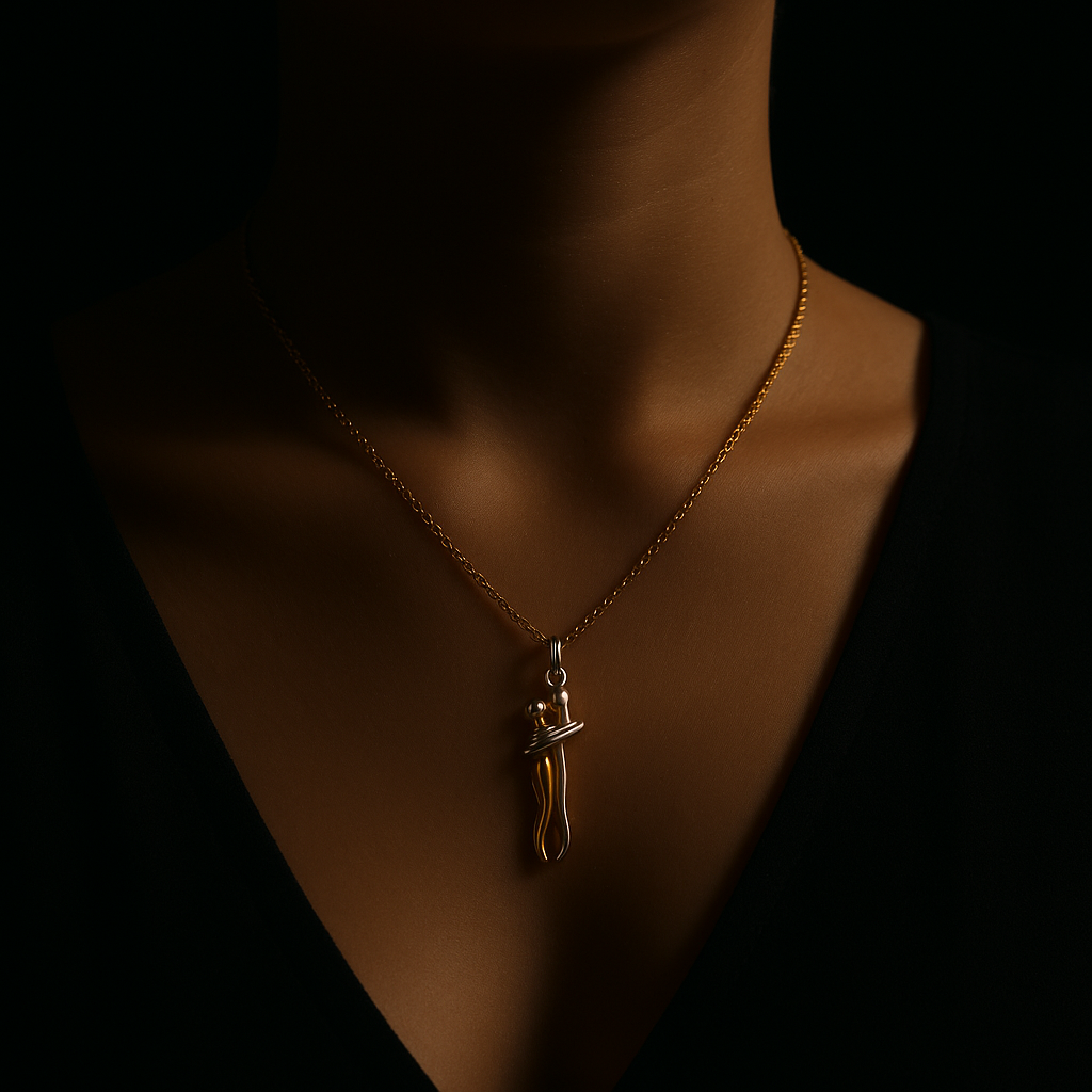 Skanto | Love Forever Hug Sweet Couple Necklace