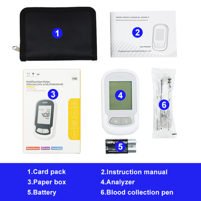 Skanto | Cholesterol Home Test Kit Portable Blood Monitor