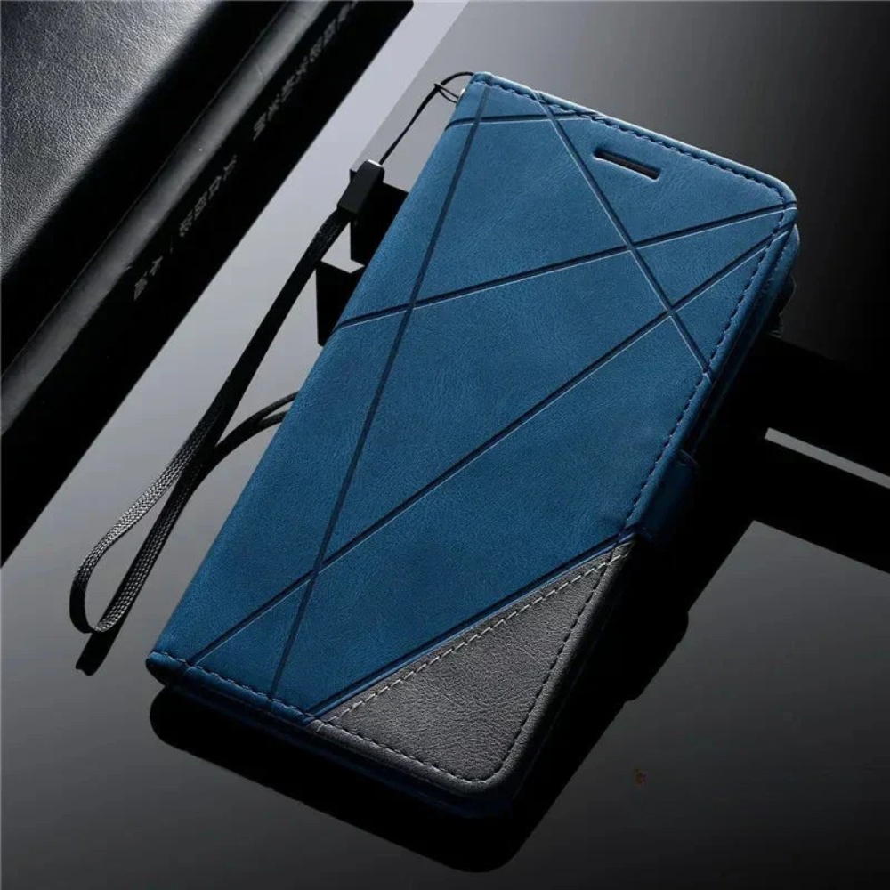 Skanto | Leather Wallet Flip Phone Case