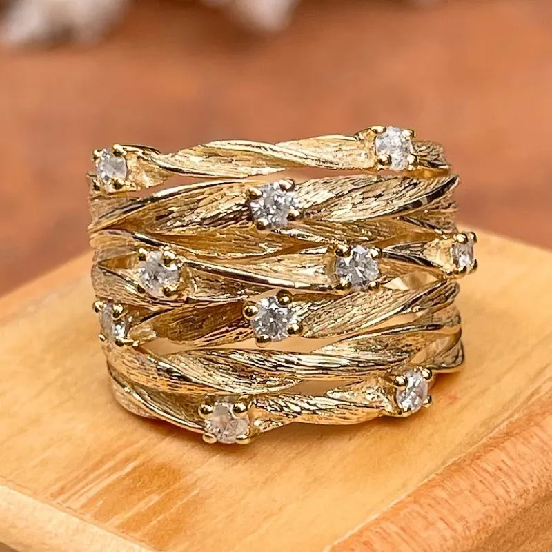 Skanto | Vintage Gold Ring - Amarisse