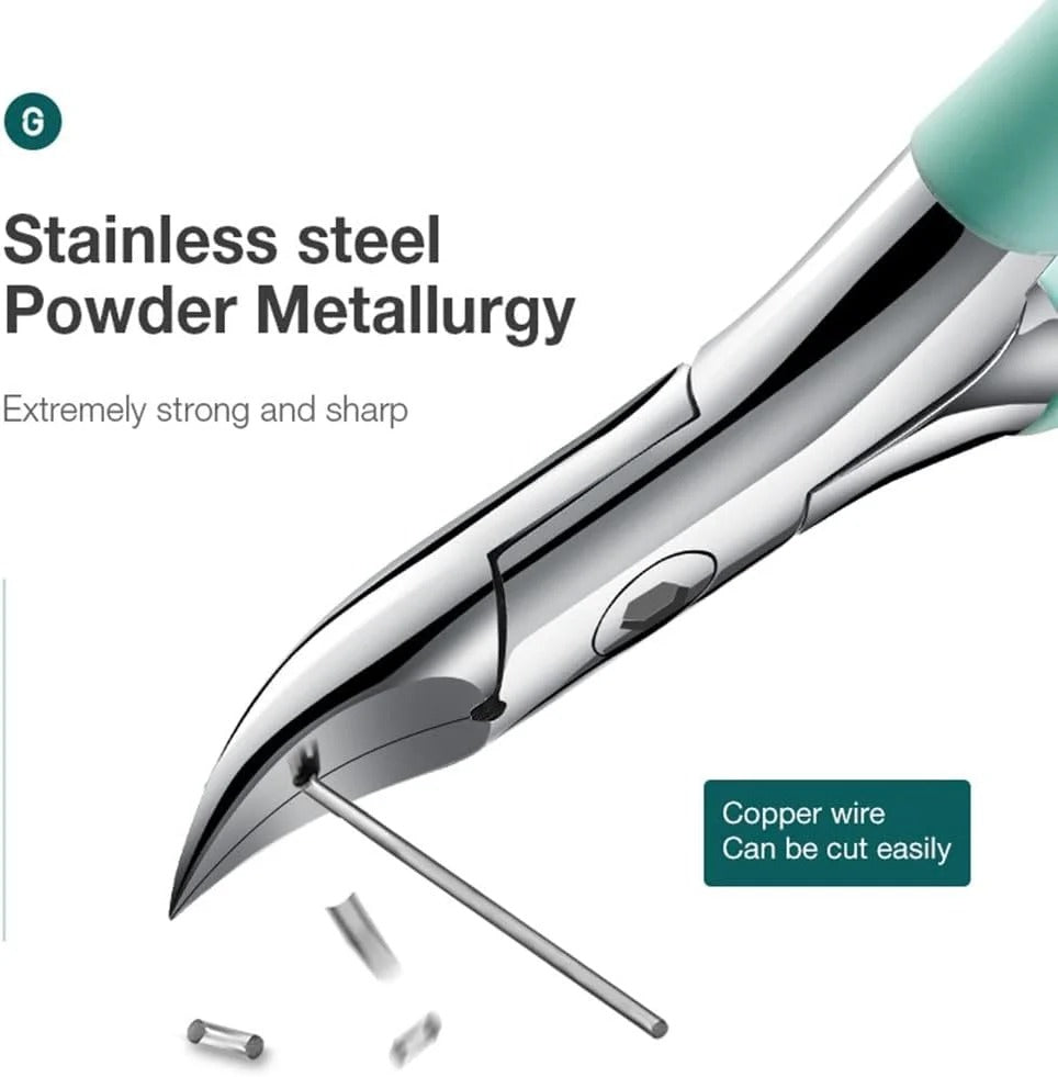 BowLift | Senior Nail Clipper with Splash Guard – Ergonomic & Painless for Thick or Ingrown Toenails