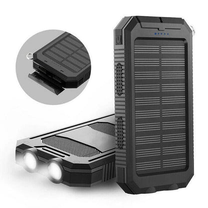 Skanto | 30 000mAh Solar Charger Waterproof Power Bank External