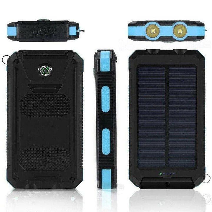 Skanto | 30 000mAh Solar Charger Waterproof Power Bank External