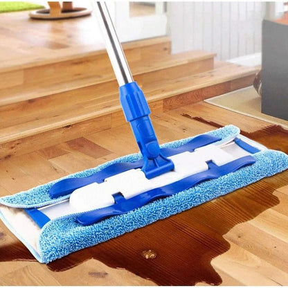 Skanto | Flat Mop with Reusable Washable Mop Pads