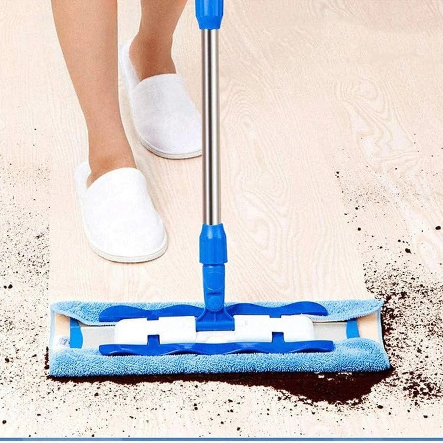 Skanto | Flat Mop with Reusable Washable Mop Pads
