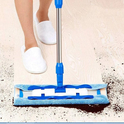 Skanto | Flat Mop with Reusable Washable Mop Pads