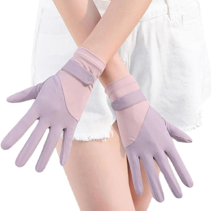 BowLift | Womens Breathable UV Sun Protection Driving Gloves