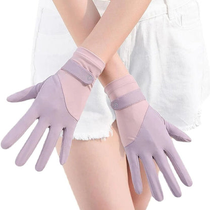 BowLift | Womens Breathable UV Sun Protection Driving Gloves