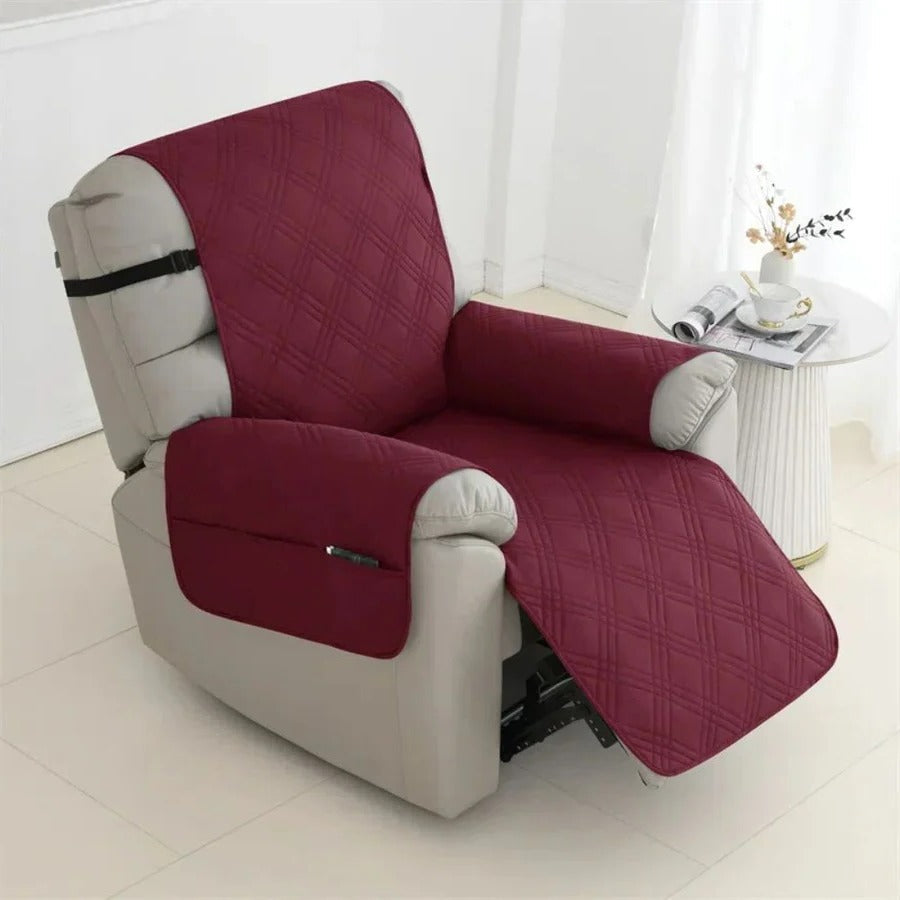 BowLift | Waterproof Quilted Recliner Arm Chair Slip Cover