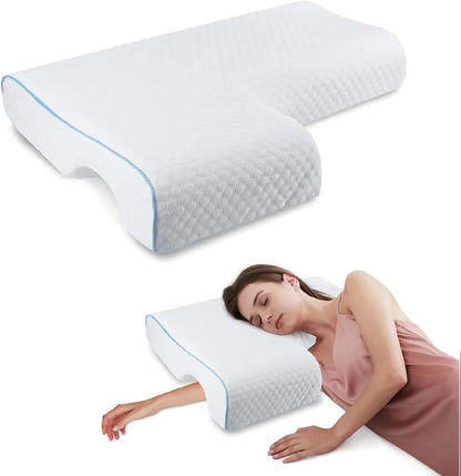 Skanto | Orthopedic Couple's Pillow with Arm Tunnel for Cuddling