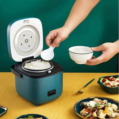 Skanto | Mini Rice Cooker, 1.2 Qt Capacity with Non-Stick Pot