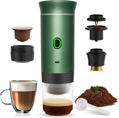 Skanto | Portable Coffee Maker for Espresso, Cappuccino, and Drip