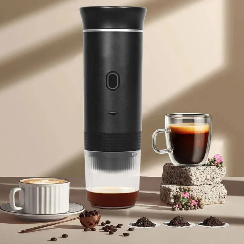 Skanto | Portable Coffee Maker for Espresso, Cappuccino, and Drip