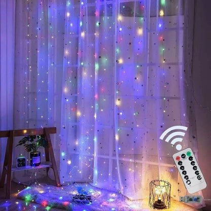 Skanto Skanto | Curtain LED Lights with Remote Control, USB Powered