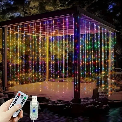 Skanto Skanto | Curtain LED Lights with Remote Control, USB Powered