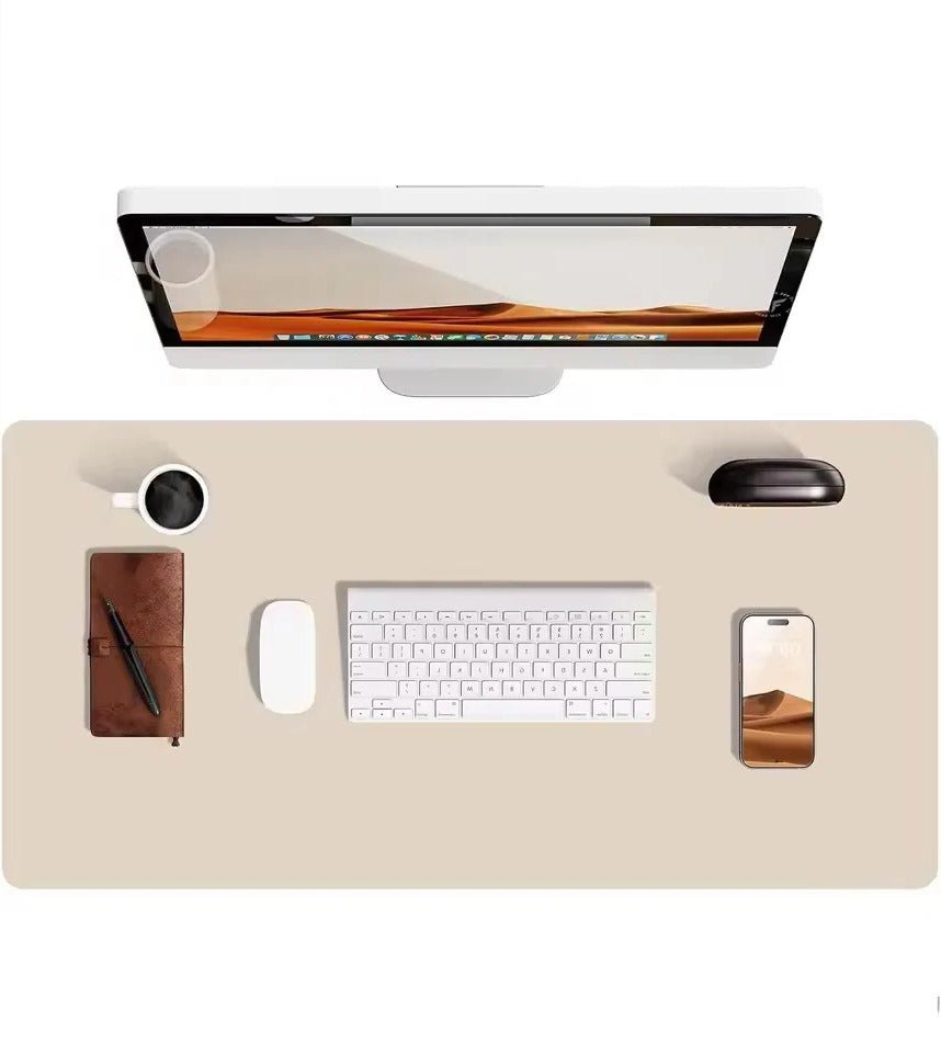 Skanto | Luxury Leather Desk Pad Smooth Writing & Mouse Surface