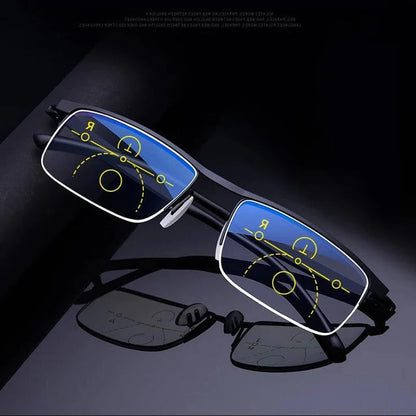 Skanto | Smart Progressive Reading Glasses with Blue Light and UV Protection