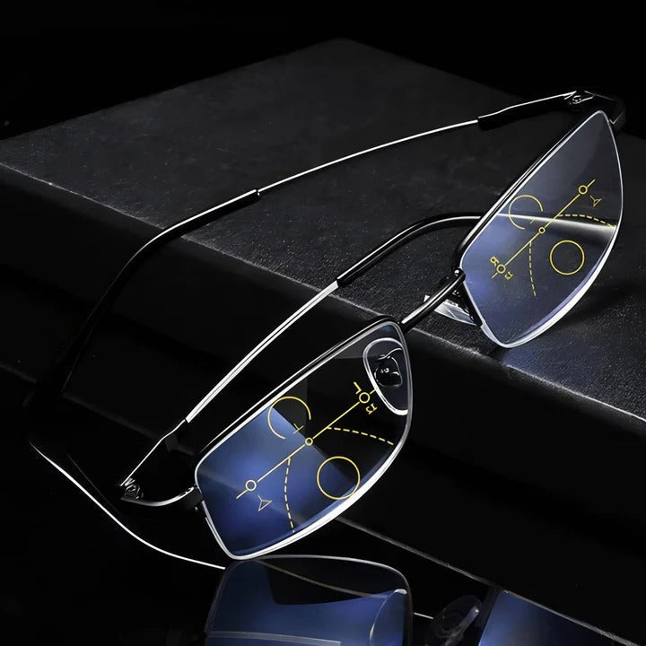 Skanto | Smart Progressive Reading Glasses with Blue Light and UV Protection