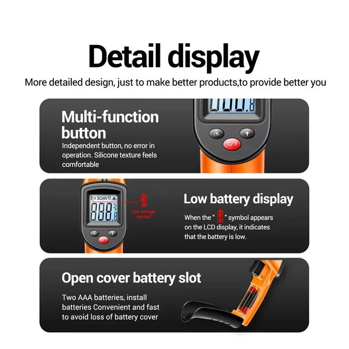 Skanto | Digital Infrared Thermometer with Laser Pointer