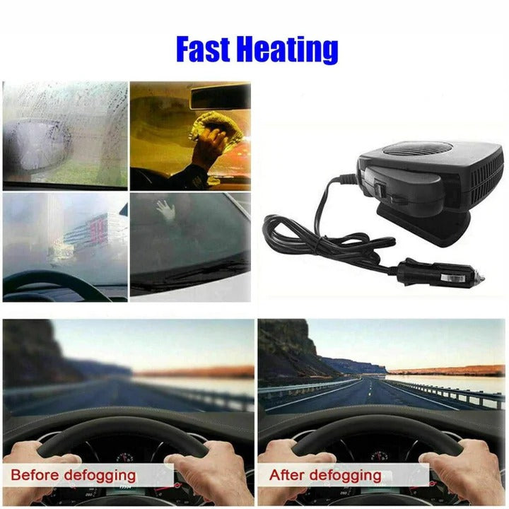 BowLift | Portable 12V 150W/300W Ceramic Car Heater and Defroster