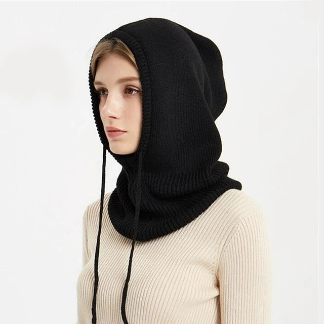 Skanto | Cashmere Knit Winter Hat with Hood – Warm & Elegant