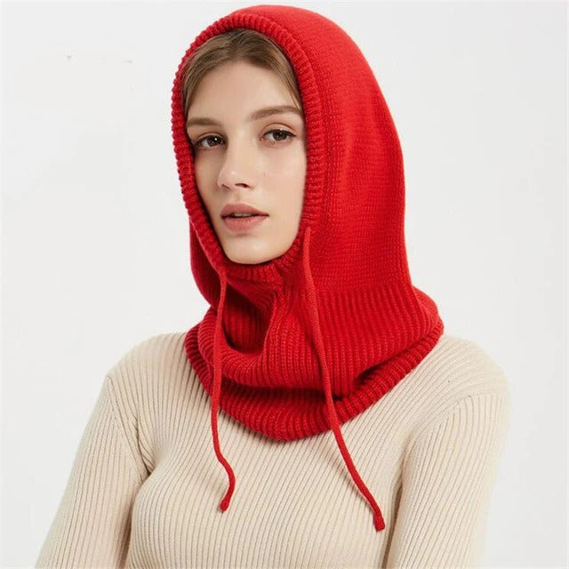 Skanto | Cashmere Knit Winter Hat with Hood – Warm & Elegant