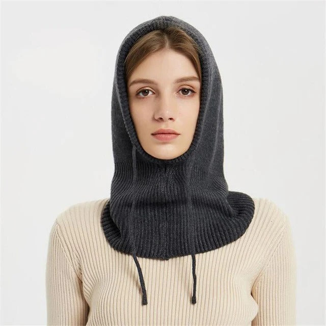 Skanto | Cashmere Knit Winter Hat with Hood – Warm & Elegant