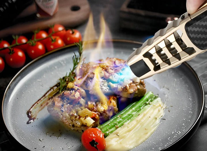 Skanto | Adjustable Flame Lighter – Blue Flame for Kitchen & Outdoor Use