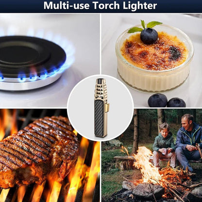 Skanto | Adjustable Flame Lighter – Blue Flame for Kitchen & Outdoor Use