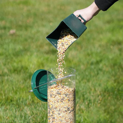 Skanto | Durable Metal Bird Feeder with Cage Design to Deter Squirrels