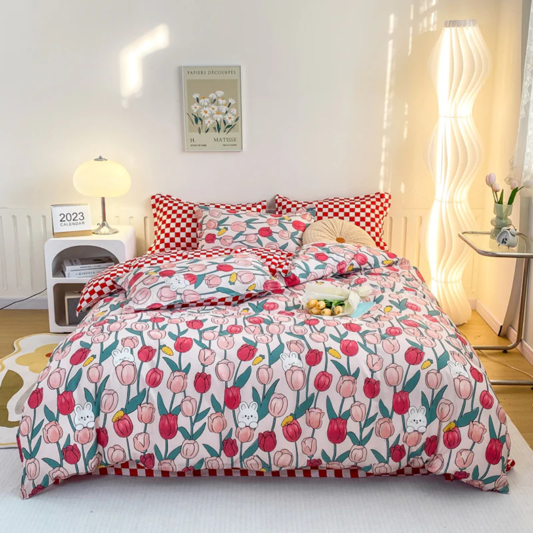 BowLift | Duvet Cover Colourful Abstract Bedding Set
