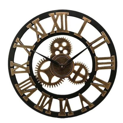 BowLift | Wall clock in industrial style
