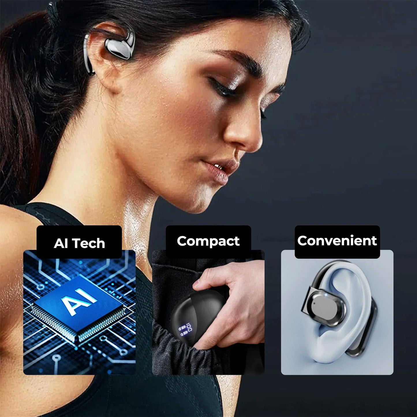 Skanto | Smart AI Translation Earbuds – 144 Language Translator