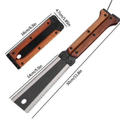 Skanto | Pro Master Double Edge Folding Carpenter Hand Saw