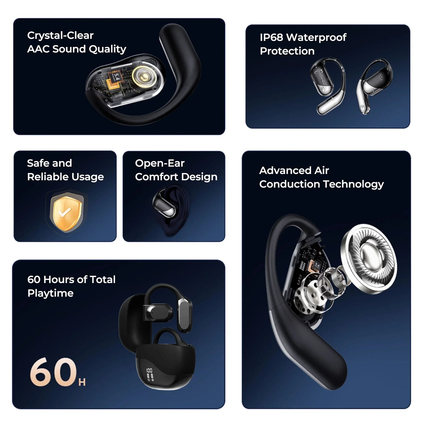 Skanto | Smart AI Translation Earbuds – 144 Language Translator