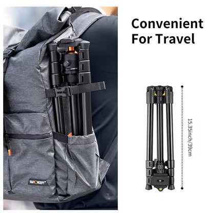 BowLift | Camera Tripods – Lightweight Tripod for Phone and Camera, 187cm/73.6in, Great Travel Tripods