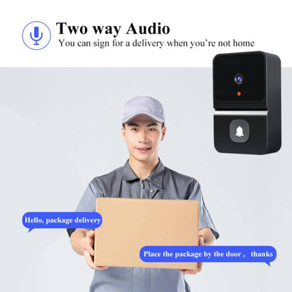 Skanto | Wireless Video Doorbell with High-Rated Camera, Microphone, Speaker