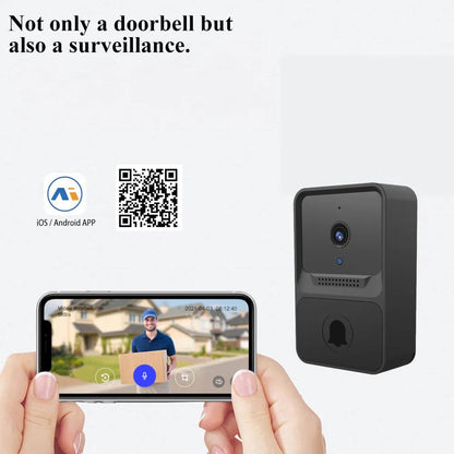 Skanto | Wireless Video Doorbell with High-Rated Camera, Microphone, Speaker