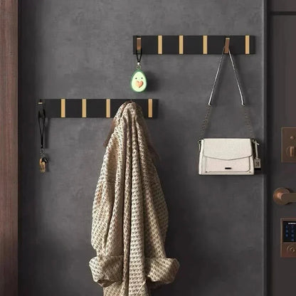 Skanto | Elegant Steel Wall Hooks – Foldable, Space-Saving Hooks for Bathrooms and Living Areas