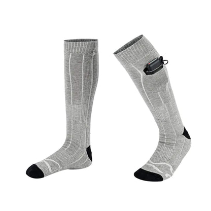 Skanto | Heated Electric Rechargeable Battery Warm Socks for Men and Women for Skiing