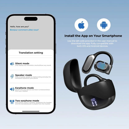 Skanto | Smart AI Translation Earbuds – 144 Language Translator