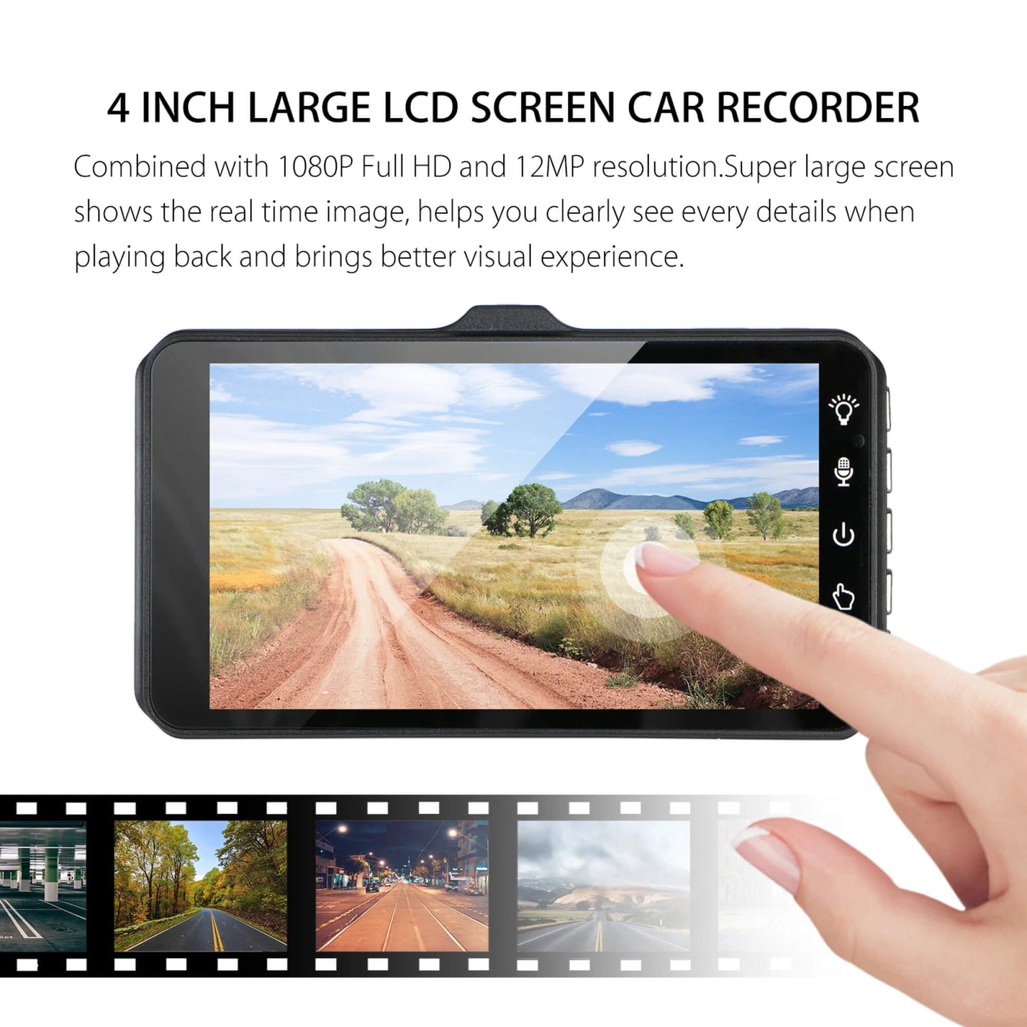 Skanto | Front and Rear Dual Vehicle Dash Cam