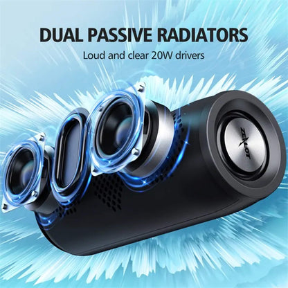 Skanto | Best Waterproof Bluetooth Wireless Speaker x360 Compact Small