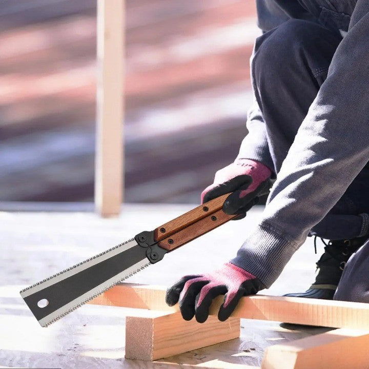 Skanto | Pro Master Double Edge Folding Carpenter Hand Saw