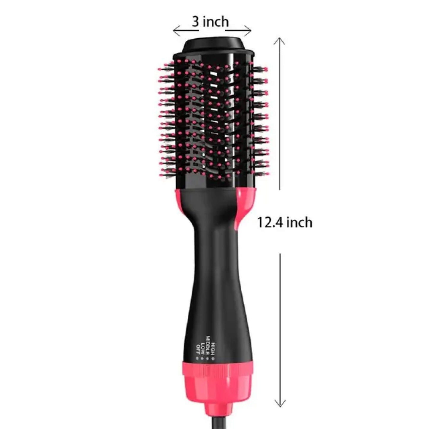Skanto | Hair Dryer Blue Styler Hot Brush Comb for Short and Long Hair