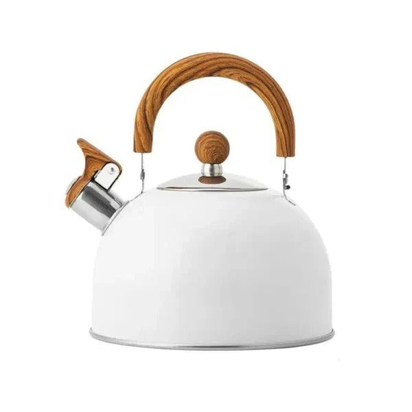 BowLift | Whistling Stovetop Kettle, Induction & Gas Compatible with Heat Resistant Handle