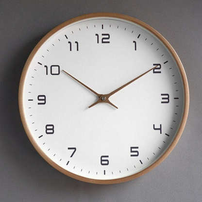 Silent Modern Wall Clock Minimal Design Kalsten