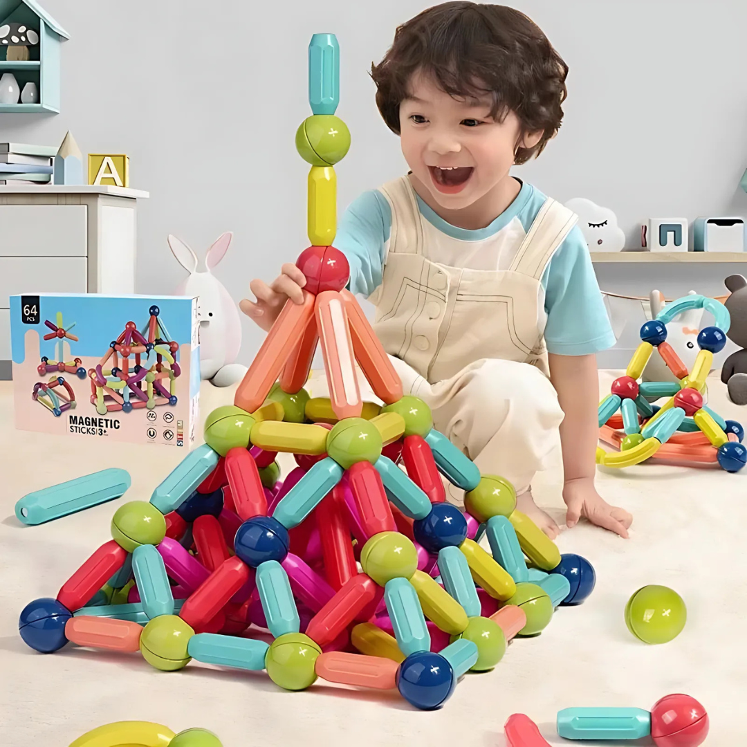 Skanto | Magnetic Building Blocks Educational Toy Set