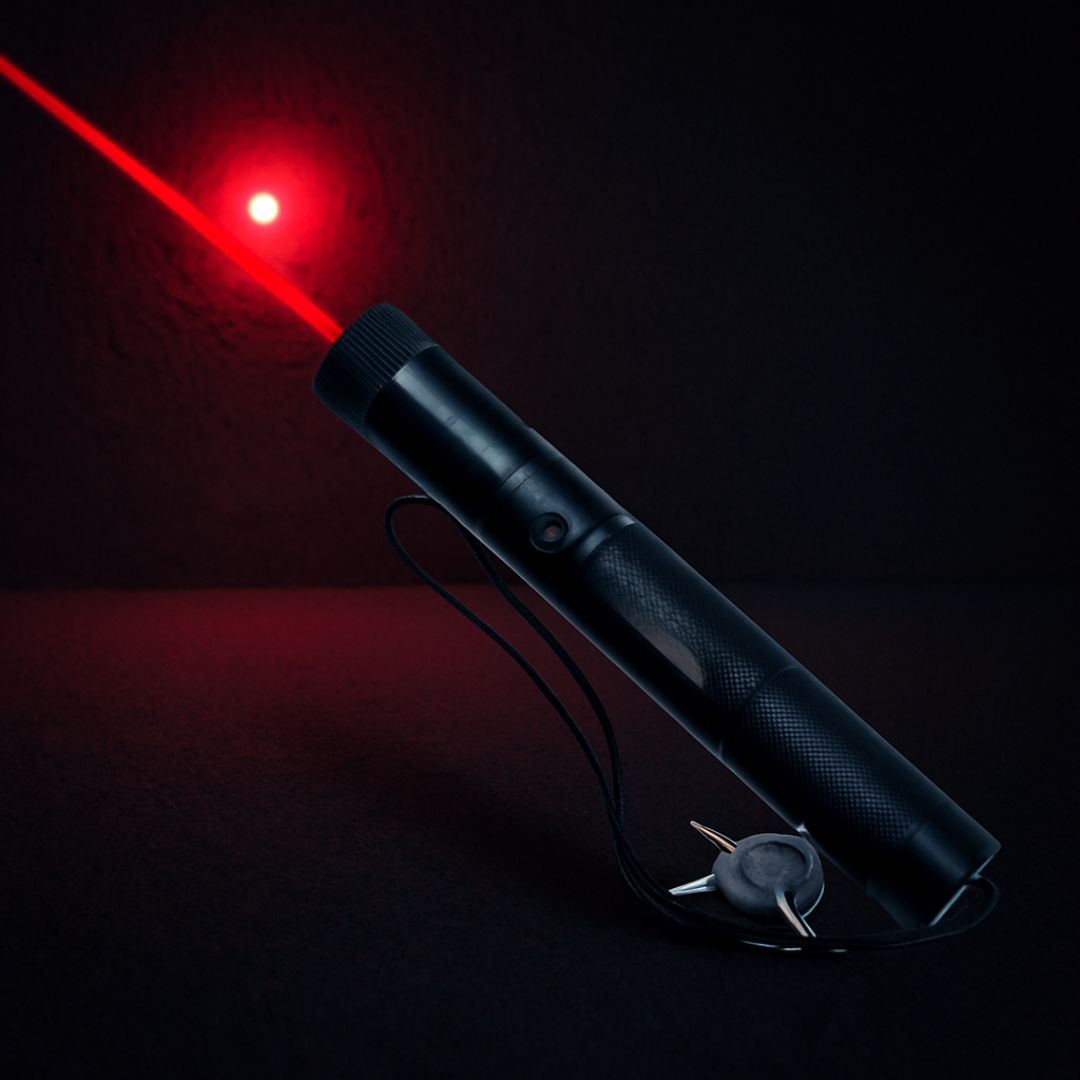 Aluminum laser pointer, adjustable focus