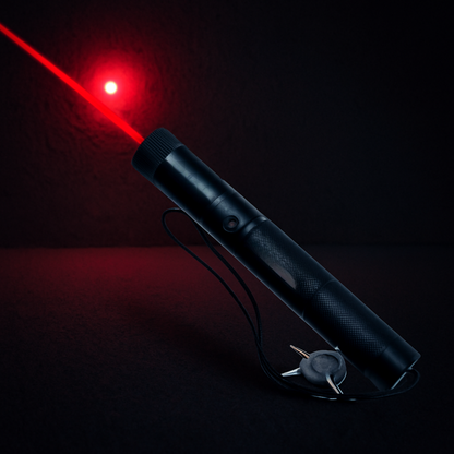 Aluminum laser pointer, adjustable focus